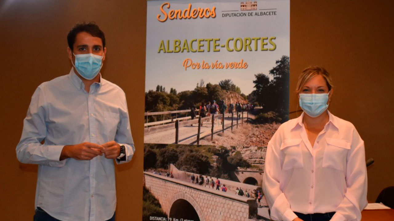 La Diputación presenta la II edición de la Ruta Senderista que irá de Albacete a Cortes por la Vía Verde de la Sierra de Alcaraz en el marco de su Año Jubilar