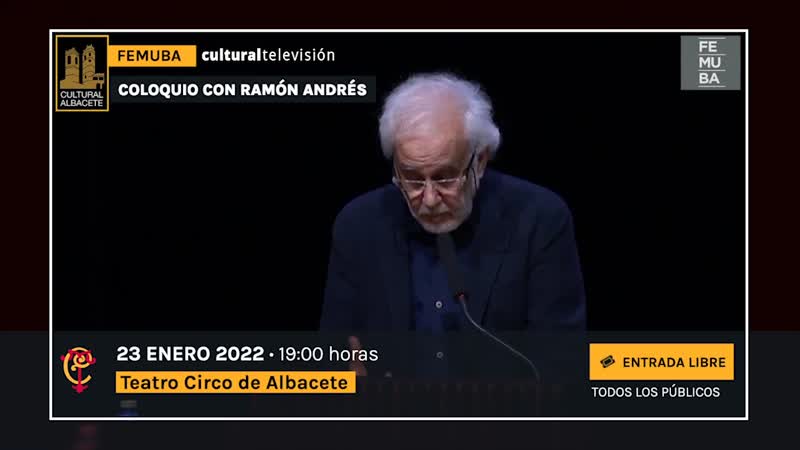 COLOQUIO CON RAMÓN ANDRÉS - FESTIVAL DE MÚSICA BARROCA
