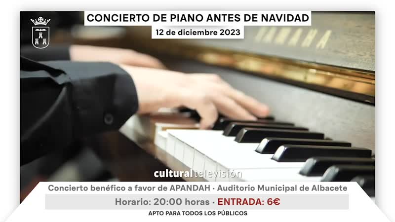 CONCIERTO DE PIANO ANTES DE NAVIDAD