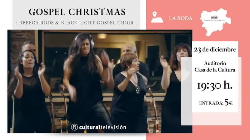 GOSPEL CHRISTMAS · REBECA RODS Y BLACK LIGHT GOSPEL CHOIR
